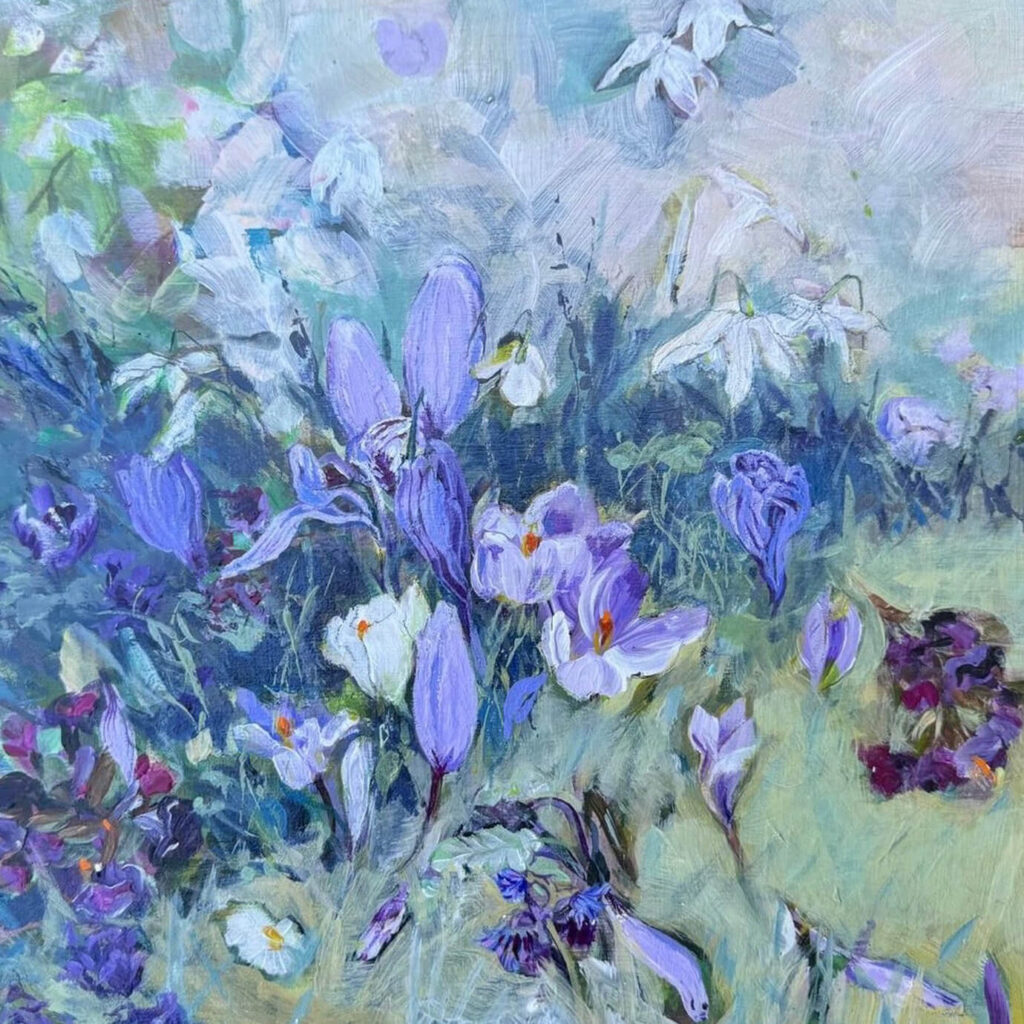 Spring Crocuses by Alison Marrs